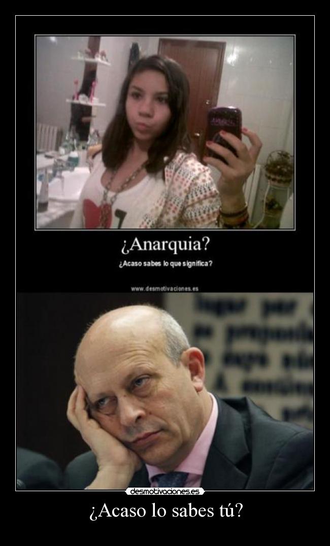 ¿Acaso lo sabes tú? - 