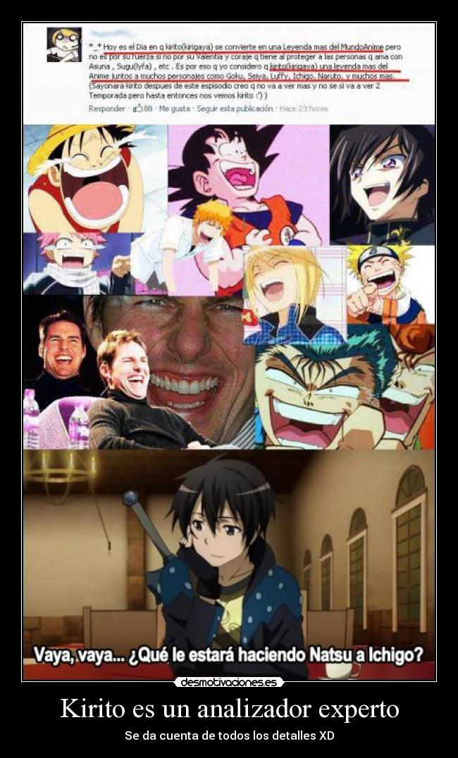 carteles anime sao manga bleach serie dbz animacion hakusho comedia naruto codegeass fairytail onepiece desmotivaciones