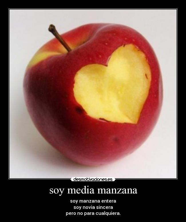 soy media manzana -