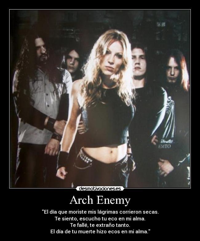 carteles arch enemy desmotivaciones