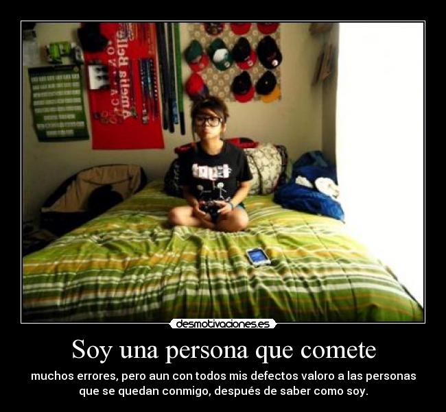 Soy una persona que comete - 