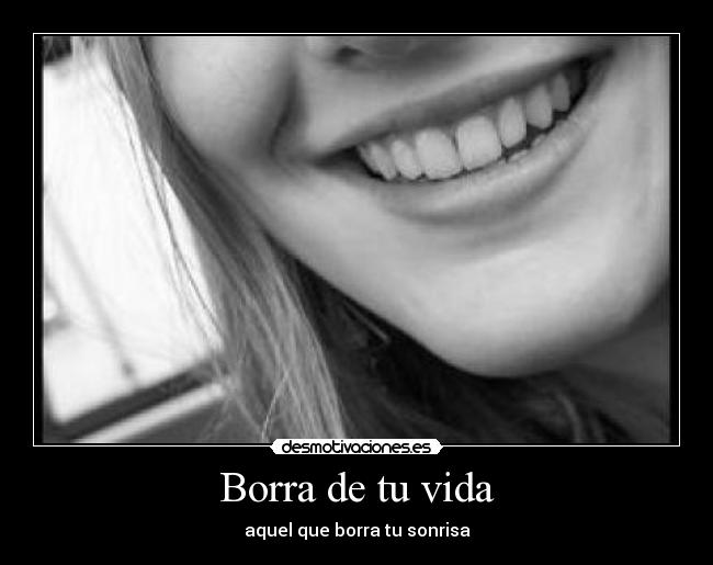 Borra de tu vida - 