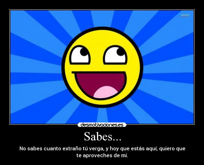 Sabes... - 