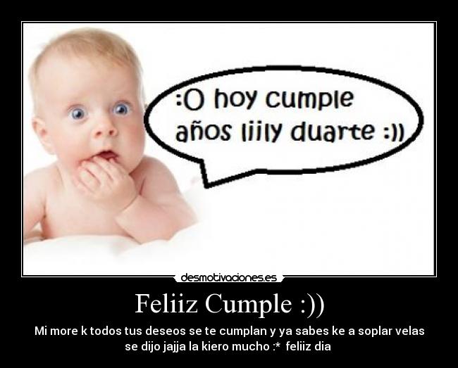 Feliiz Cumple :)) -