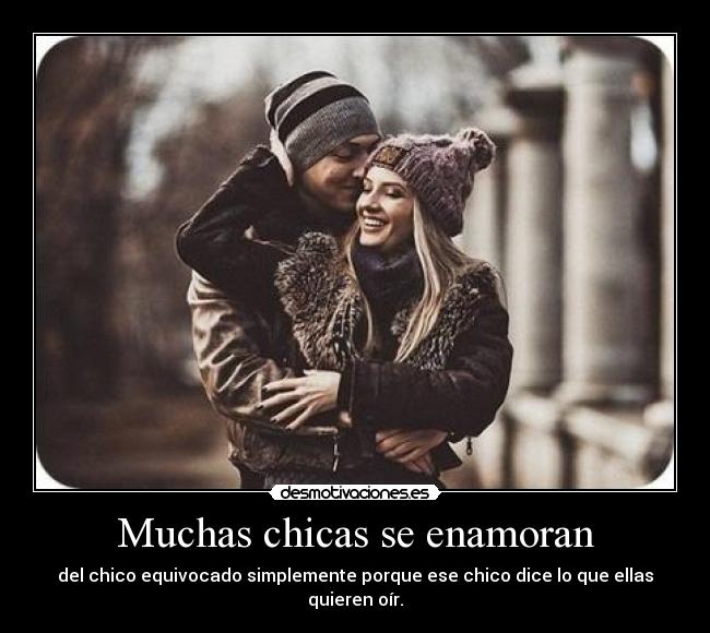 Muchas chicas se enamoran -