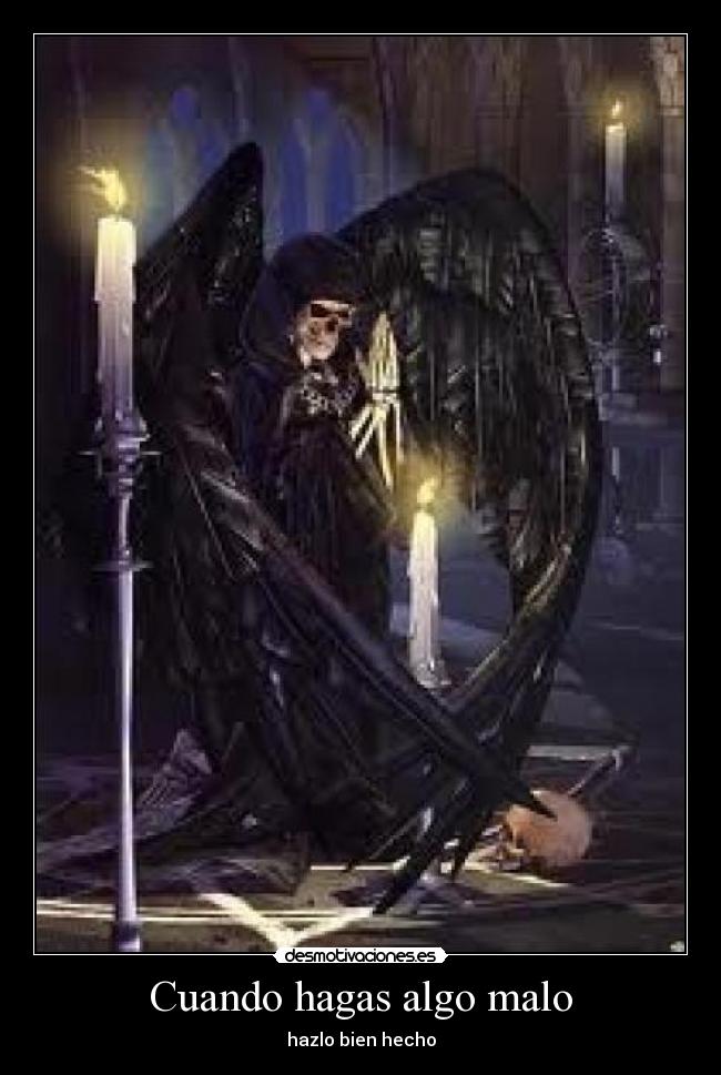 Cuando hagas algo malo -