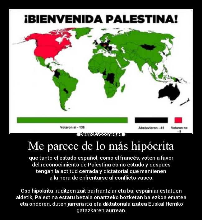 Me parece de lo más hipócrita -