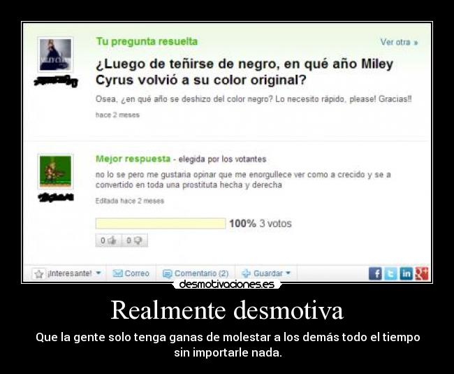 Realmente desmotiva - 