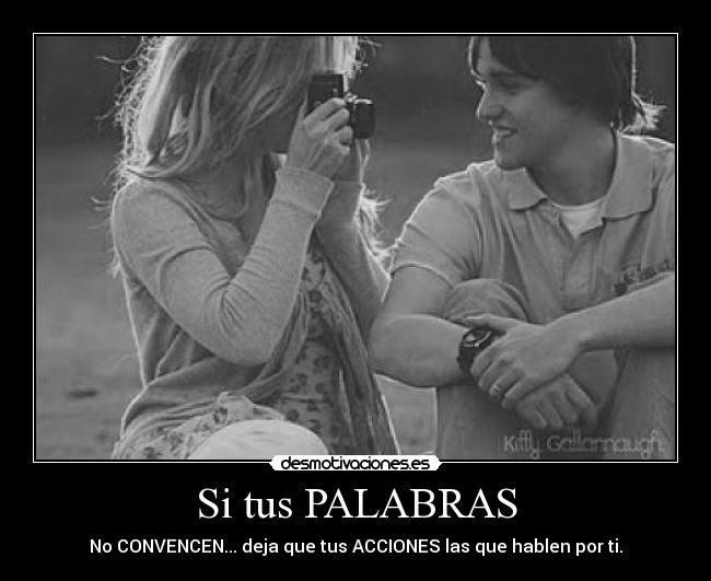 Si tus PALABRAS -