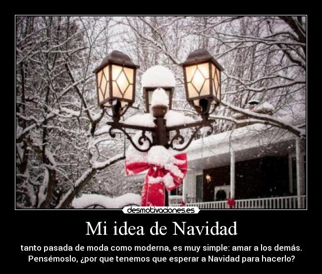 Mi idea de Navidad -