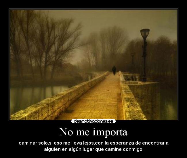 No me importa - 