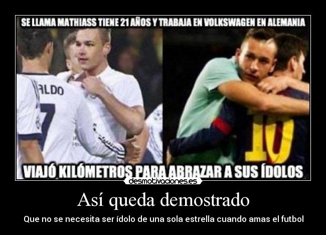 Así queda demostrado - 