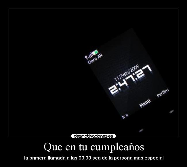 Que en tu cumpleaños - 