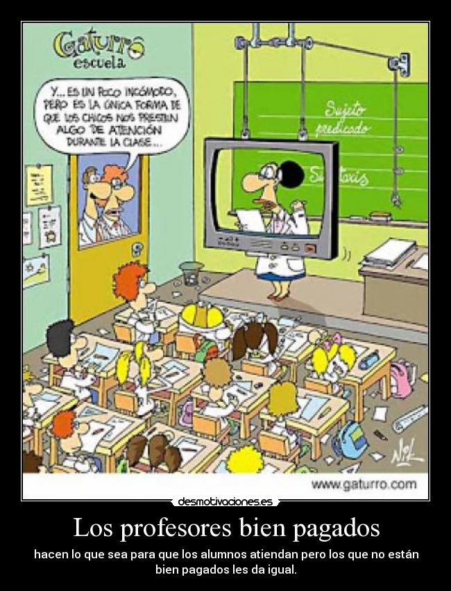 Los profesores bien pagados - 
