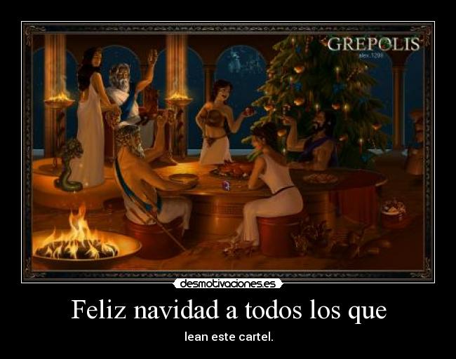 Feliz navidad a todos los que -
