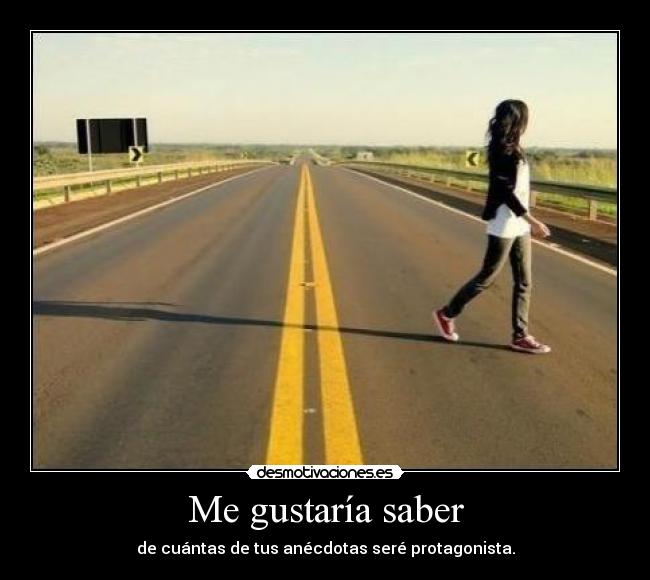 Me gustaría saber - 