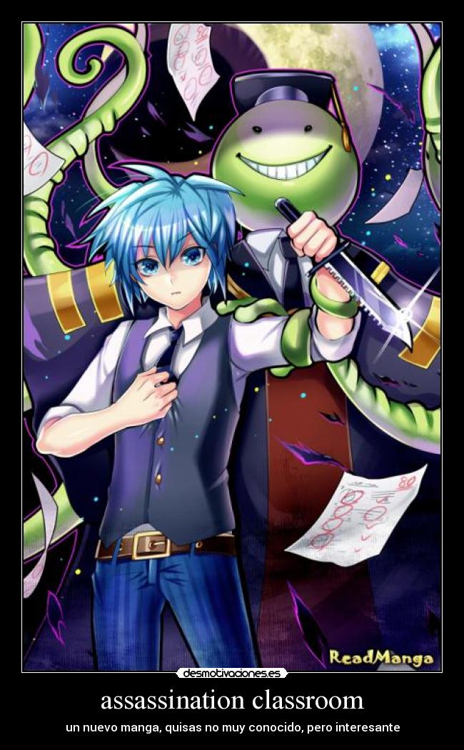 assassination classroom - un nuevo manga, quisas no muy conocido, pero interesante