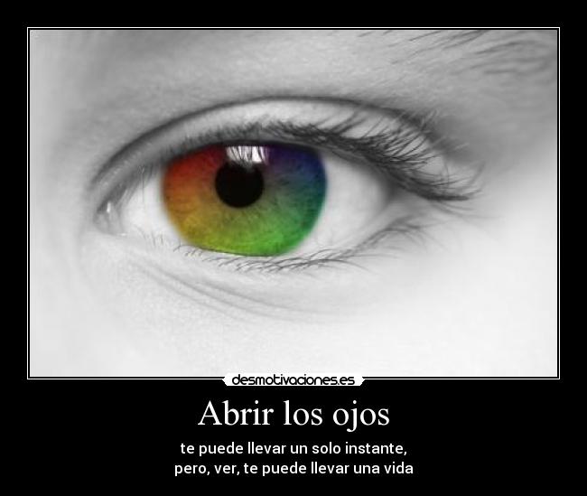 Abrir los ojos -