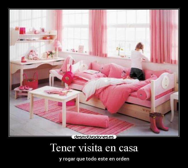 Tener visita en casa - 