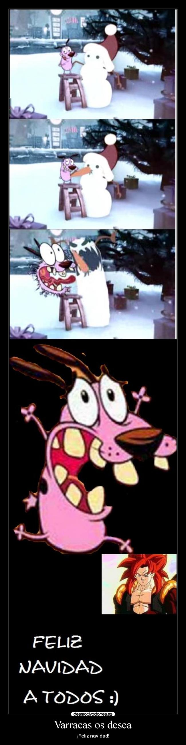 Varracas os desea - ¡Feliz navidad!