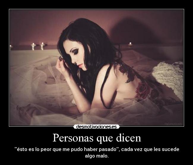 Personas que dicen - 