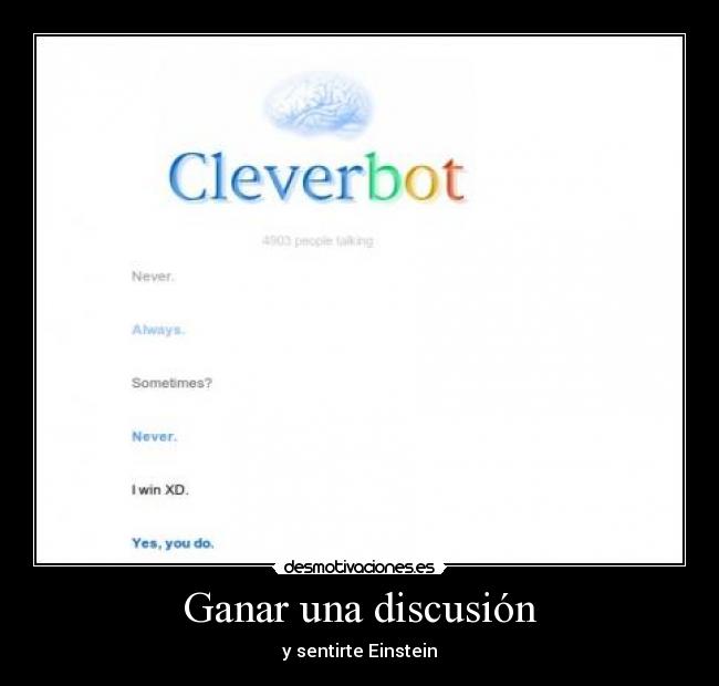 Ganar una discusión - y sentirte Einstein