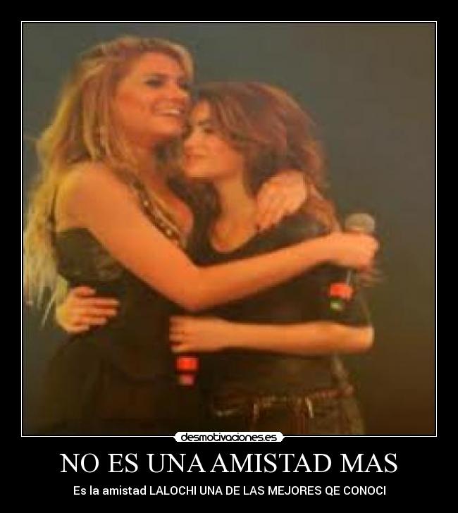 NO ES UNA AMISTAD MAS - 