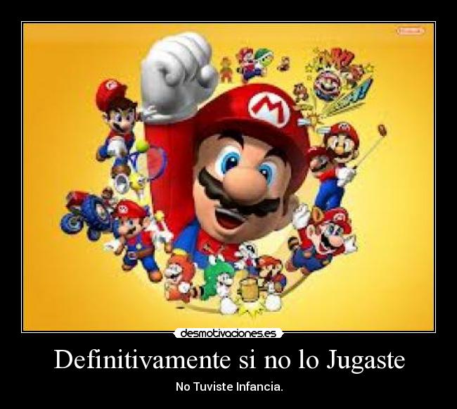 carteles mario bros desmotivaciones