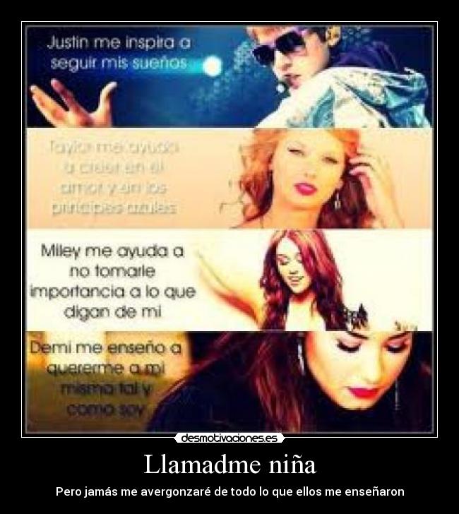 Llamadme niña - Pero jamás me avergonzaré de todo lo que ellos me enseñaron