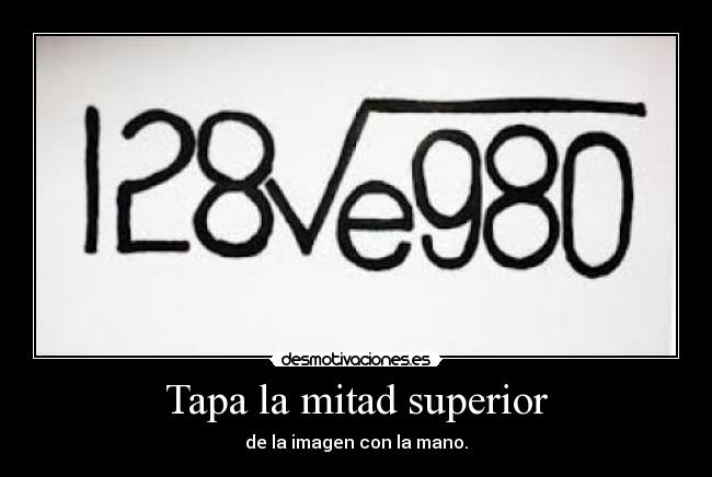 Tapa la mitad superior - 