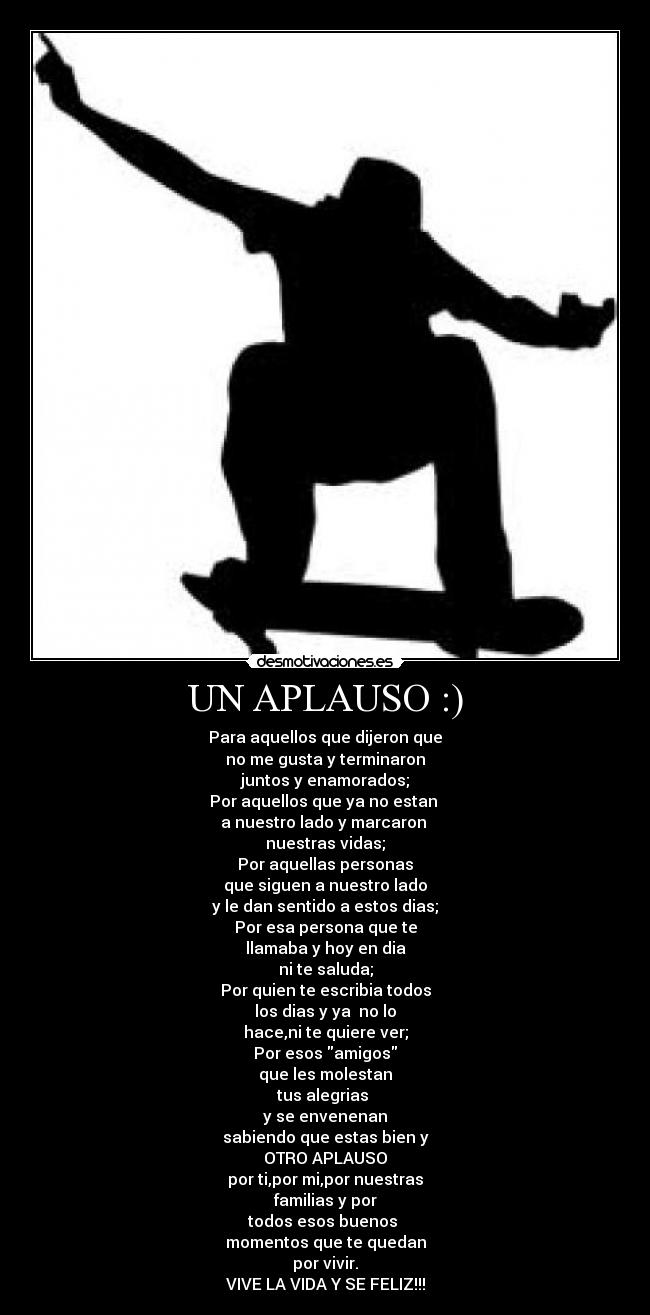 UN APLAUSO :) -