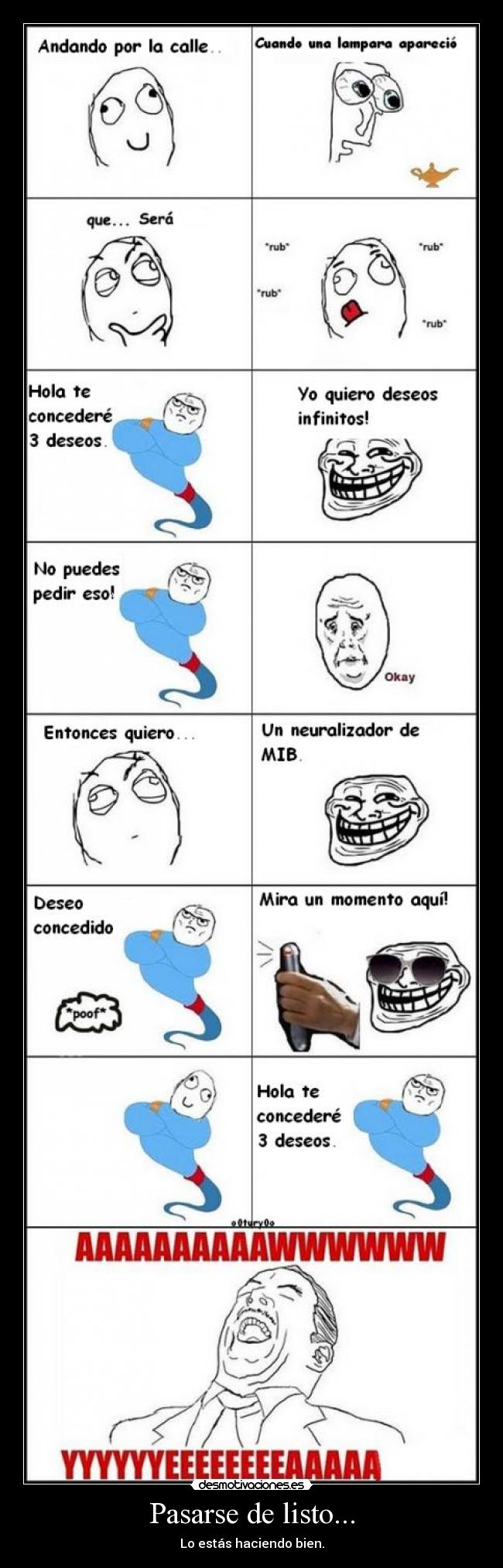 carteles pasarse listo mib men black o0tury0o desmotivaciones