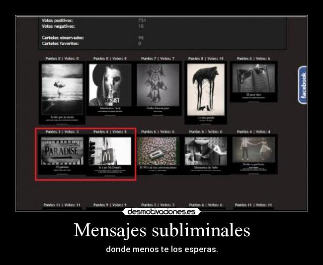 Mensajes subliminales -