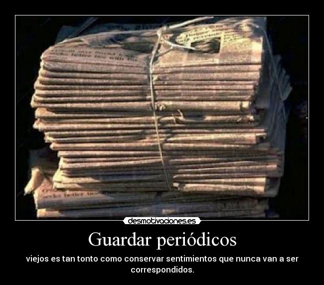 Guardar periódicos -