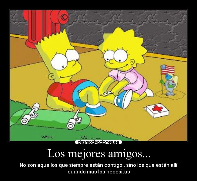 Los mejores amigos... -