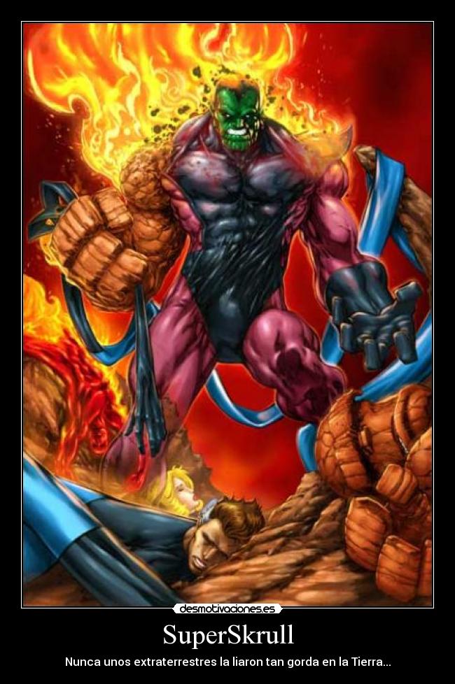 SuperSkrull - Nunca unos extraterrestres la liaron tan gorda en la Tierra...
