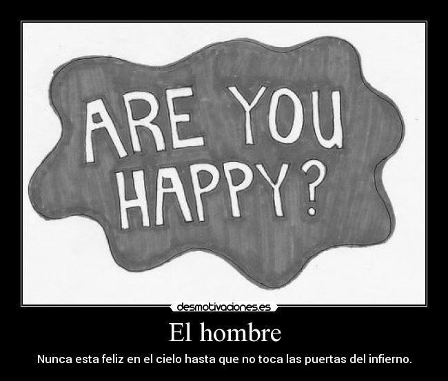 El hombre -