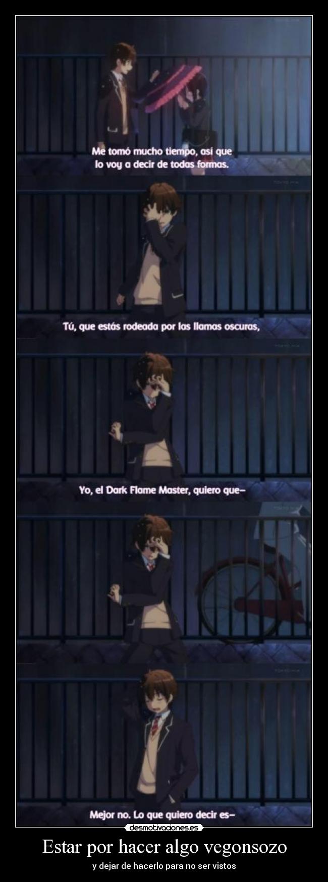 Estar por hacer algo vegonsozo -