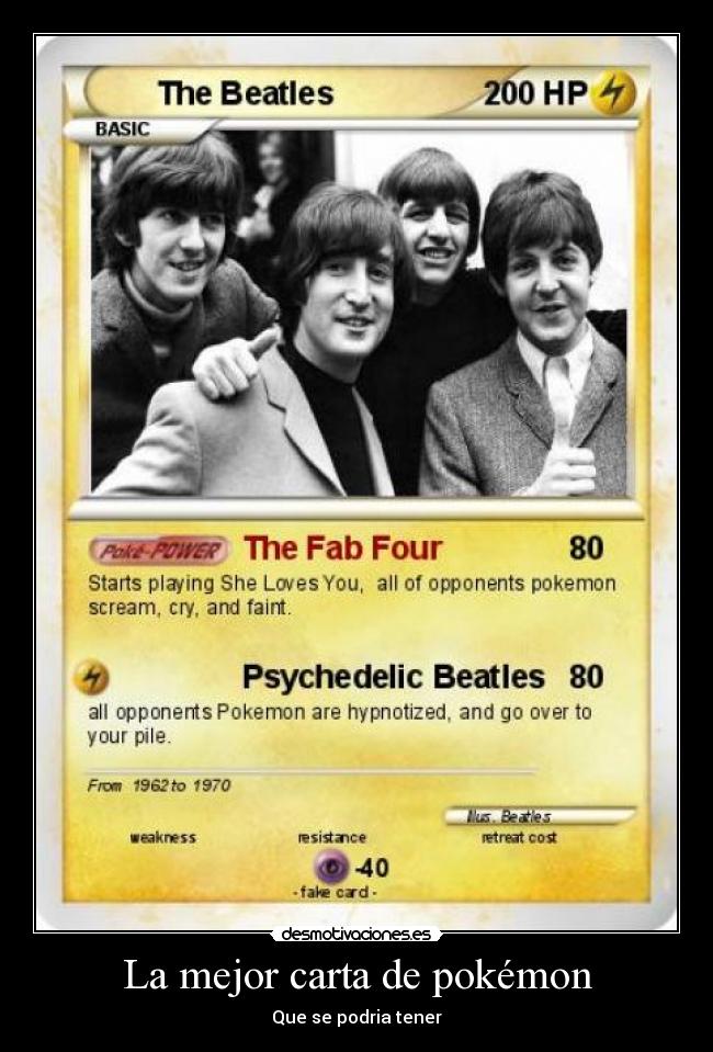 carteles pokemon the beatles pokemon pokemon carta desmotivaciones