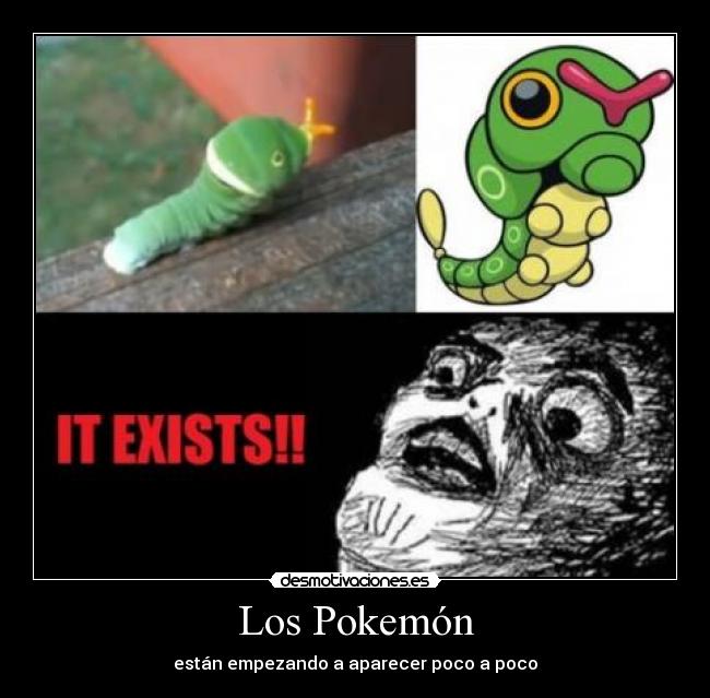Los Pokemón - están empezando a aparecer poco a poco