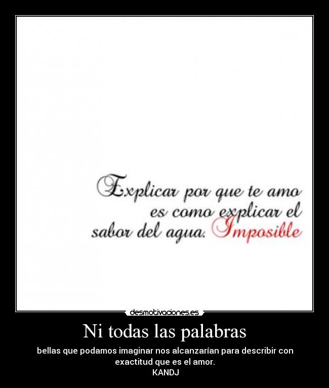 Ni todas las palabras -