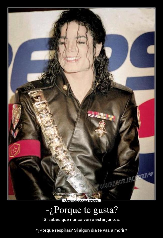 carteles michael jackson love you desmotivaciones