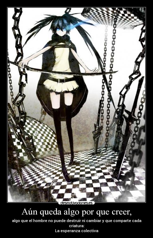 Aún queda algo por que creer, - 