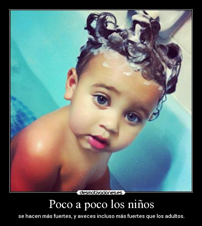 Poco a poco los niños -