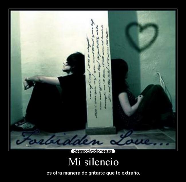 Mi silencio -
