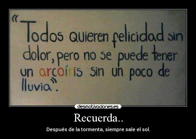 Recuerda.. - 