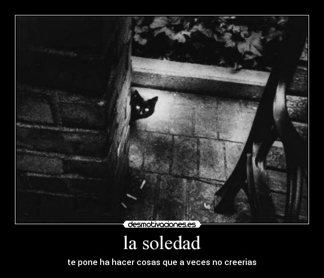 la soledad -