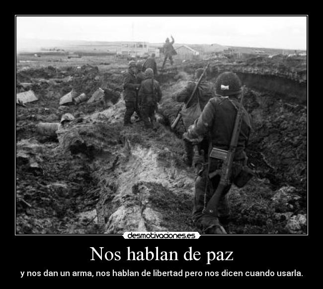 Nos hablan de paz -