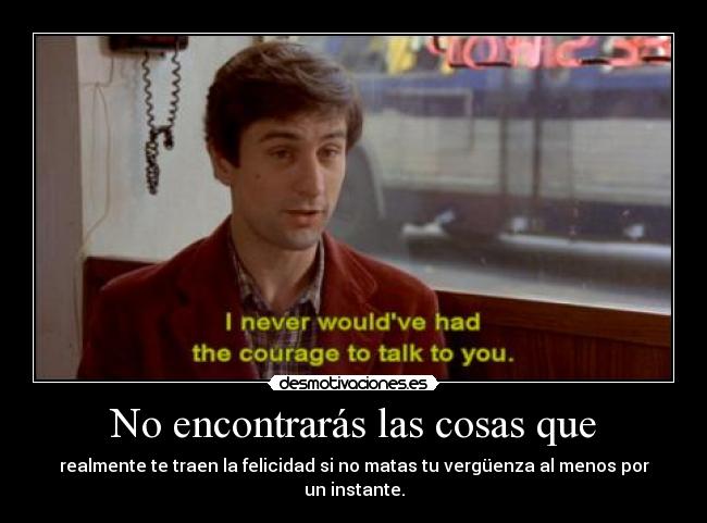 No encontrarás las cosas que -