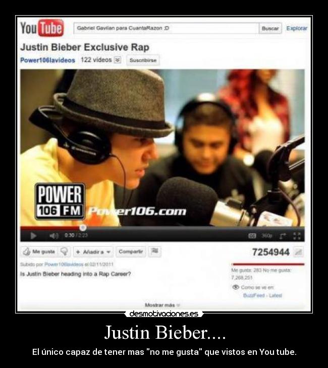 Justin Bieber.... -